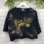 Foot Locker Notre Dame Custom Bleached Crop Top Photo 1