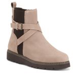 Donald Pliner NWOB Suede Lug Heel Booties CAPTAIN Photo 0