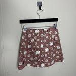 Altar'd State White Daisies Mini Skirt Back Zipper with Pockets Women's Size XS Photo 1