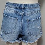 Toast Jeans blue distressed denim cutoff shorts size large Photo 3