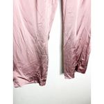 Vince  Liquid Shine Straight Leg Trousers Size 10 Pink Satin Wide Leg Career Wear Photo 9