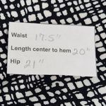 Cato  Black and White Print Mini Skirt with Ruffle Hemline NWT Size 16 Photo 10