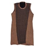 Rag and Bone Amanda Mini Sleeveless Sweater Dress in Brown & Copper Size Large Photo 4