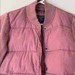 Abercrombie & Fitch Mauve Puffer Jacket Photo 1