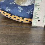 Miss Albright Spectator Silk Floral Polka Dot MaryJane Heel Blue Yellow Womens 7 Photo 5