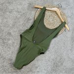 Aerie  Women’s Shine Birthday Super Scoop Cheekiest One Piece Swimsuit in Green S Photo 6