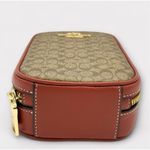 Coach 🎁New!  Micro Signature EVA Phone Crossbody in Khaki/Terracotta Msrp:$250.0 Photo 5