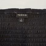 Torrid  Black Floral Geo Tie Front Sleeveless Culotte Jumpsuit Size 2X‎ Pockets Photo 11