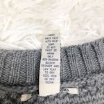 Lucky Brand  Woven Silver Grey Metallic Sweater Small Photo 3