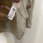 Athleta  Beige scoop neck knit pullover shirt size Medium Photo 2