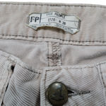 Free People  Pants 26 W28"xL31" Women's Skinny Pants Casual Corduroy Pants Beige  Photo 5