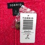 Torrid  NWT Size 3 Virtual Pink Vegan Cashmere V-Neck Boyfriend Sweater Cardigan Photo 3