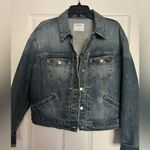 Old Navy Jean Jacket Dark Wash Womens Large Photo 0