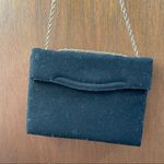 Vtg 50s Bycks wool purse black Photo 4