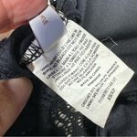 Becca Women's Black Tie-Front Crochet Lace Strappy One-Piece Swimsuit XS Photo 9