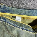 $450 NEW WITH TAGS EB DENIM Split Denim Midi Skirt‎ ( S ) Blue Photo 7