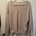 Creme Sweater Tan Size M Photo 0