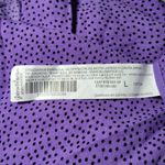 Stradivarius Love for Humanity in Purple Black Polka Dot Belted Skort L NWT Photo 7