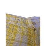 Lilly Pulitzer  Shorts Size 00 Yellow / White Plaid Seersucker Cotton Chino Photo 3