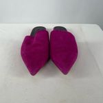 Rebecca Minkoff  Sara Suede‎ Pointed Toe Mules in Fuchsia Size 7 or 38 Photo 3