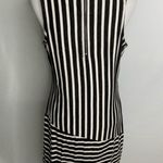 Sanctuary  Black & White Striped Sleeveless Cruise Vacay Short Dress Large Photo 8