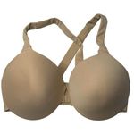 Spanx Tan Full Coverage Bra 36DD Molded Cups and Racerback Design Photo 0