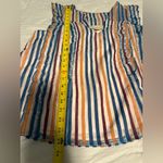Anthropologie  Maeve Multicolor Striped Blouse size 12 Photo 9
