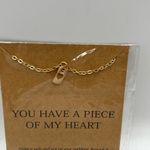 Necklace You Have A Piece Of My Heart Charm Friend, Mother, Sister Gold Photo 1