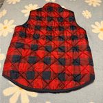 Workshop Republic Clothing  Red and Black Puffer Vest Photo 1
