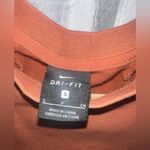 Nike  Dri-FIT Get Fit Lux Fleece sweatshirt size small EUC burnt orange Photo 5