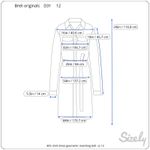 shirt dress geometric matching belt green blue white Size 12 Photo 1