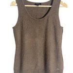Escada Sport Brown Wool Angora Sweater Knit Sleeveless Tank Top Size Small Photo 0
