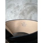 Lauren Ralph Lauren Black Leather Strappy Block Heel Sandals With Silver Buckle Size 9 Photo 6