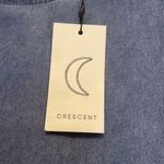 Crescent ✨ Dusty Blue 3/4 Sleeve Ruffle Top, NWT Photo 2