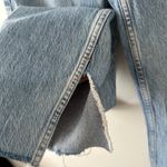 ZARA  High-Rise Slim Slit Flare Jeans Photo 3