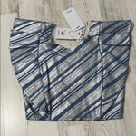 Koch  Cecilia Top in Metallic Chambray Stripe  Size XS.  NWT Photo 1