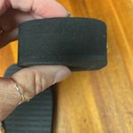 Yellow Box -  Black Valencia Sandals with Gem Accents Photo 3