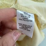 Lulus  Dress Womens X Small Yellow Lace Mini Love You For‎ Eternity Shift Flirty Photo 7