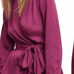 Anthropologie NWT - , Moulinette Soeurs - Raspberry Framboise Wrap Blouse - 2 Photo 0