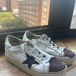 Golden Goose Hi Star White Purple and Black Sneakers Photo 3