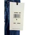 7 For All Mankind NWT Cropped Wide Leg Paperbag Waist Jeans Belted Denim Size 32 Photo 3