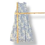 Bella Dahl   Blue Ruffled Tiered‎ Mini Dress Size Small Preppy, Boho, Sundress Photo 2