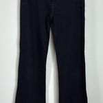 J Brand  Women’s Wide Leg Flare‎ Jeans Black W/ Contrasting Stitching Size 27 Photo 0
