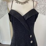 Betsy and Adam Betsy Adam Vintage Old Hollywood Glam Sparkly Shimmery Prom Formal Mini Dress M Photo 1