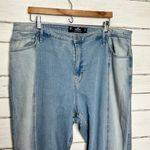 Hollister  Ultra High Rise Dad Jean Two Tone Denim Size 34 Photo 8