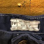 Free People  navy blue cut off shorts size 27 Photo 2