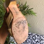 Taryn Rose kitten heels and cream open toe slides sandals mules Photo 2