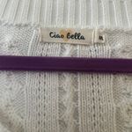Boutique Cropped Light Cable Knit Sweater Photo 1