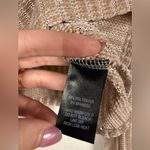 Lulus Weekend Ready Taupe Chenille Striped Sweater Small Photo 8