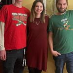 Red Loose Tunic Sweater Pullover long sleeve dress M Size M Photo 0